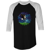 Lightning Eagle AS Colour Raglan - 3/4 Sleeve T-Shirt Ogo Merch