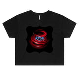 Cerberus Swirl AS Colour Women's Crop Tee Ogo Merch