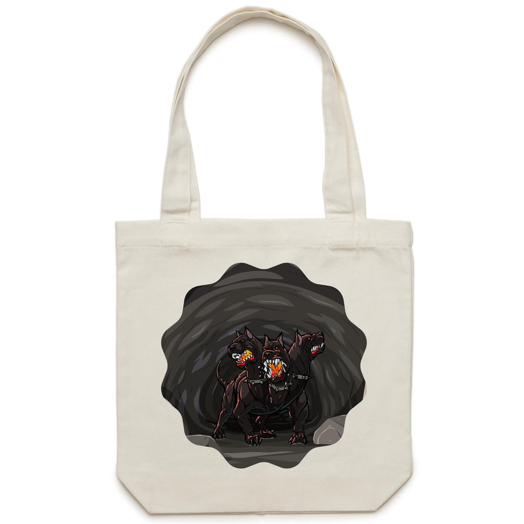 Cave Cerberus AS Colour Carrie Canvas Tote Bag Ogo Merch