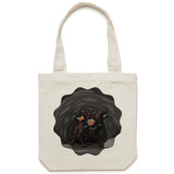 Cave Cerberus AS Colour Carrie Canvas Tote Bag Ogo Merch