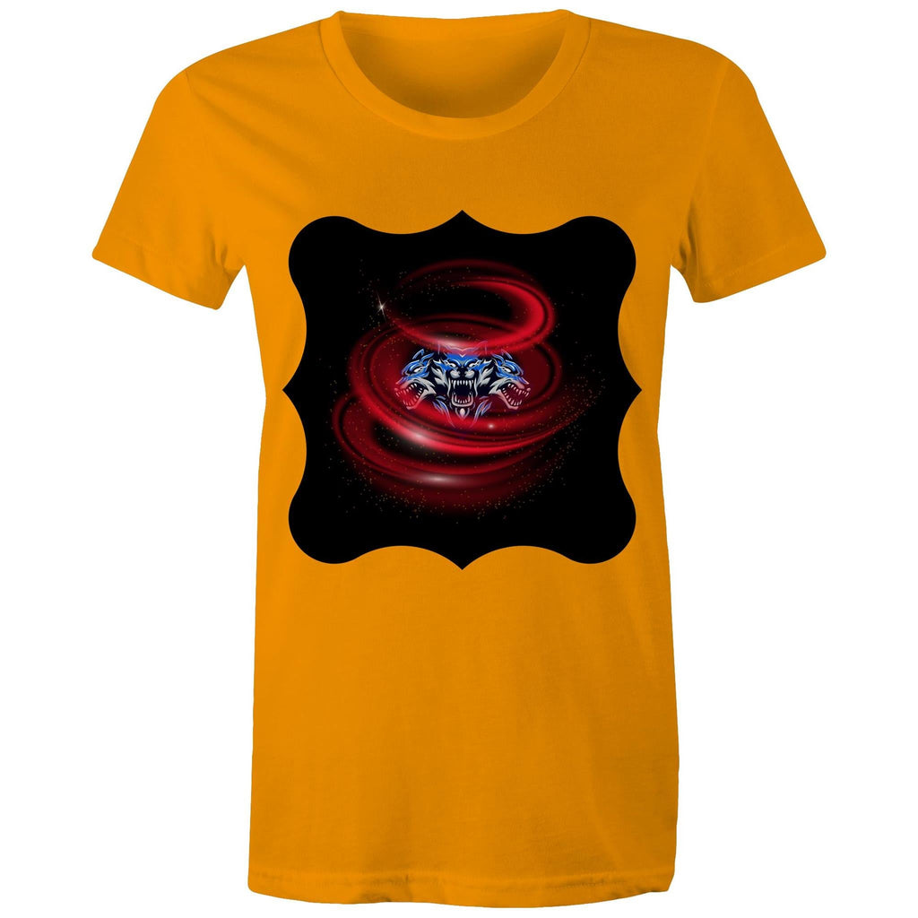 Cerberus Swirl AS Colour Women's Maple Tee Ogo Merch