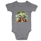 Beach Chipmunks AS Colour Mini Me - Baby Onesie Romper Ogo Merch