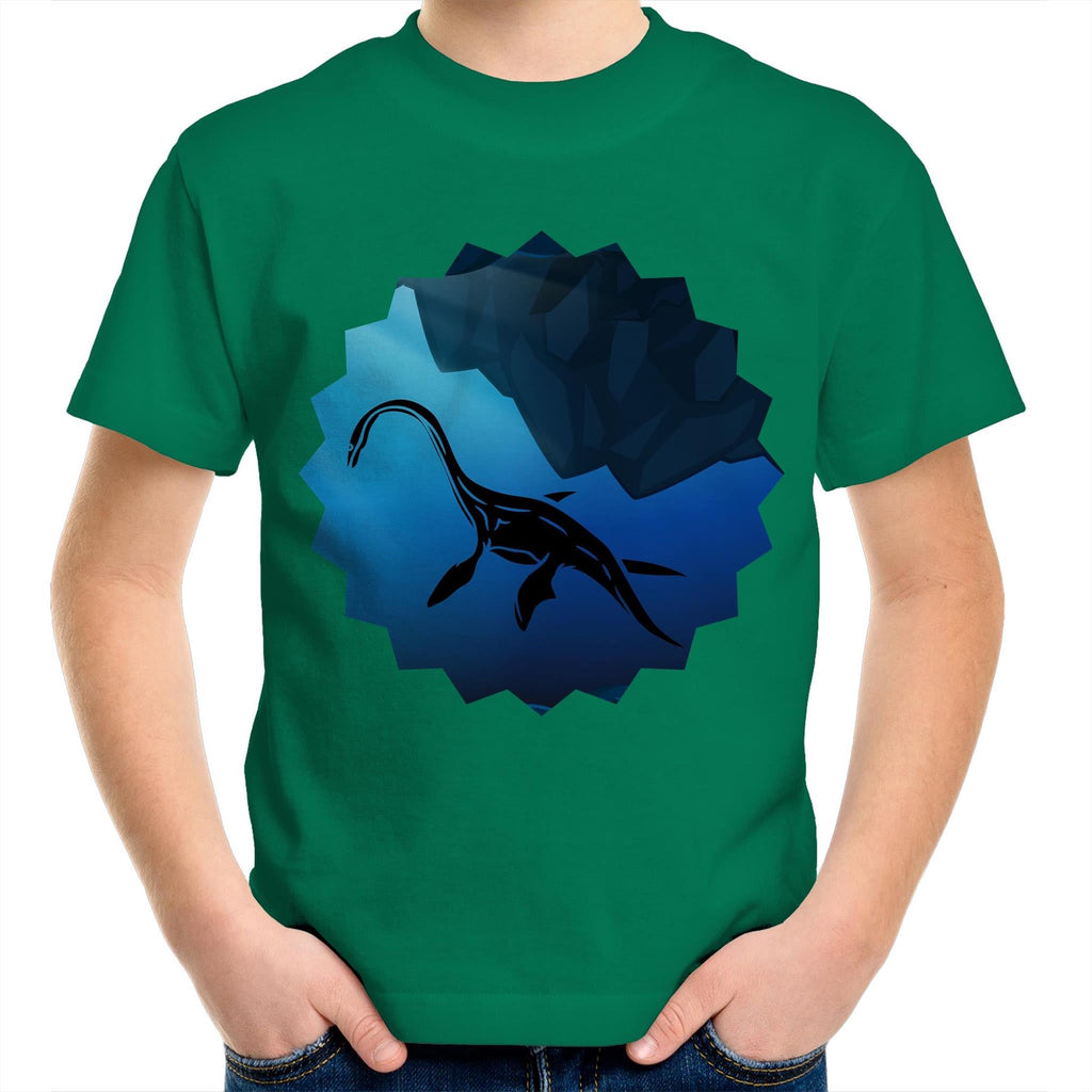 Plesiosaur AS Colour Kids Youth TShirt Ogo Merch