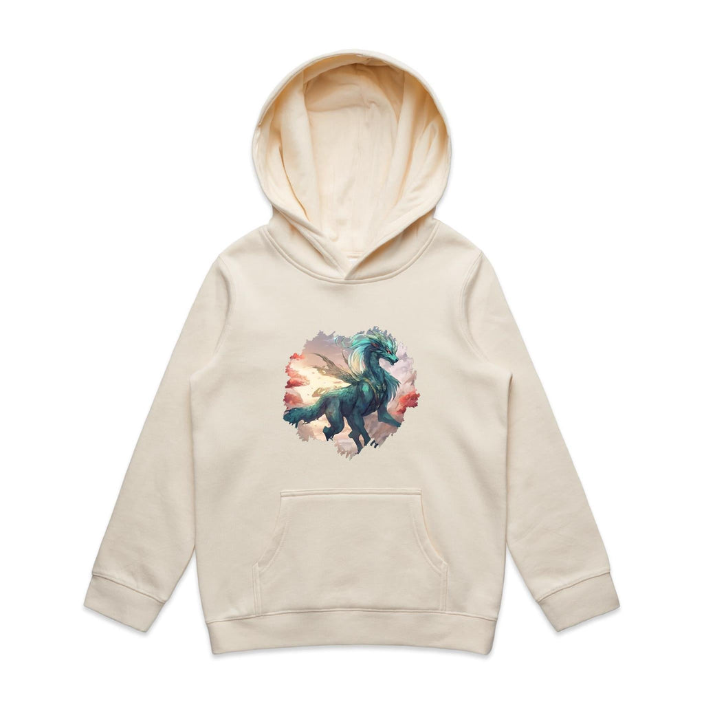 Beautiful Dragon AS Colour Youth Supply Hood Ogo Merch