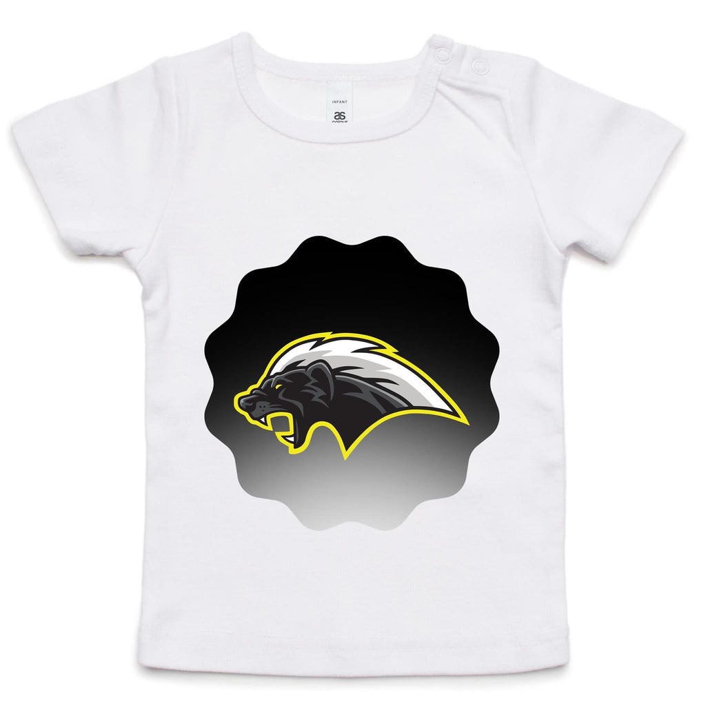 Honey Badger AS Colour Infant Wee Tee Ogo Merch