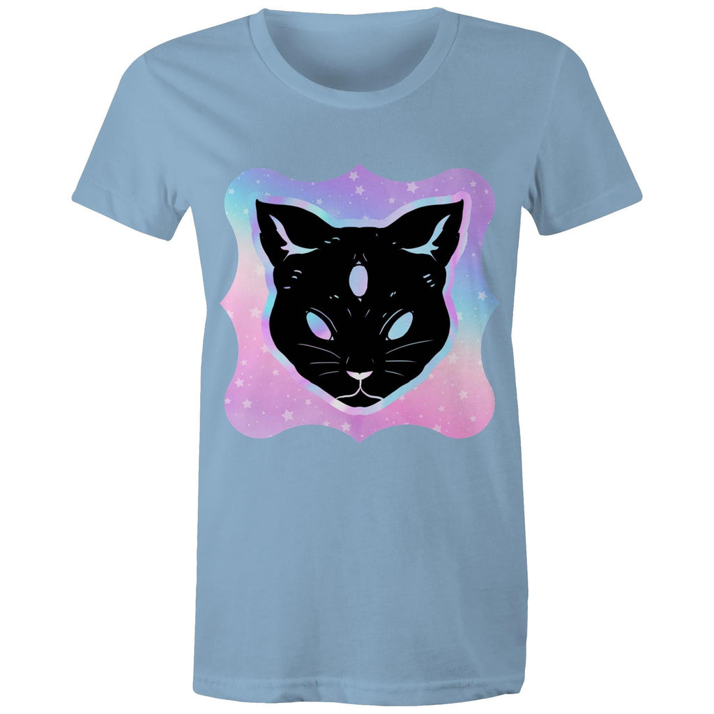 Psychic Cat AS Colour Women's Maple Tee Ogo Merch