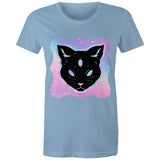 Psychic Cat AS Colour Women's Maple Tee Ogo Merch