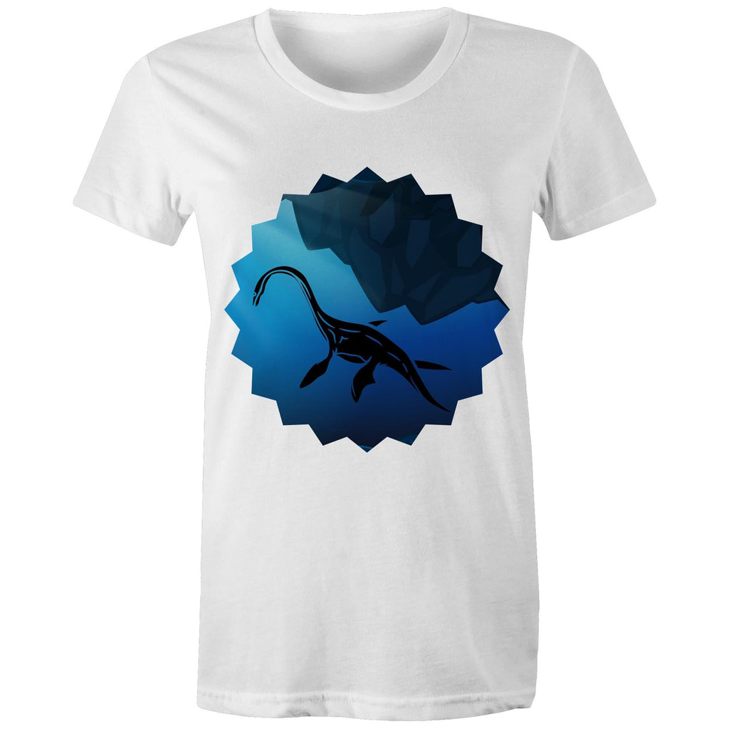 Plesiosaur AS Colour Women's Maple Tee Ogo Merch