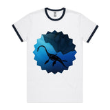 Plesiosaur AS Colour Staple Ringer Tee Ogo Merch