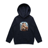 Viking Girl AS Colour - Youth Supply Hood Ogo Merch
