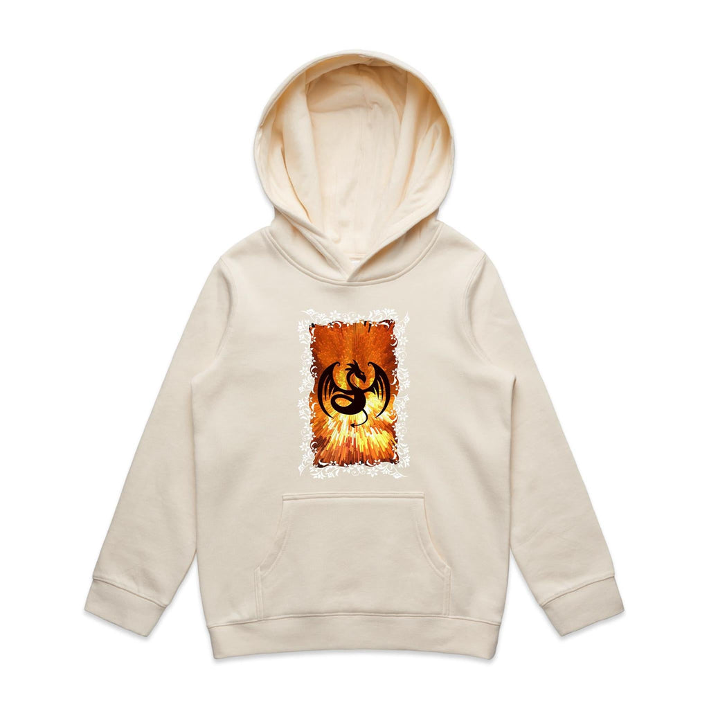 Volcanic Dragon AS Colour Youth Supply Hood Ogo Merch