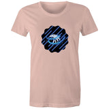 Blue Swirl Eagle AS Colour - Women's Maple Tee Ogo Merch