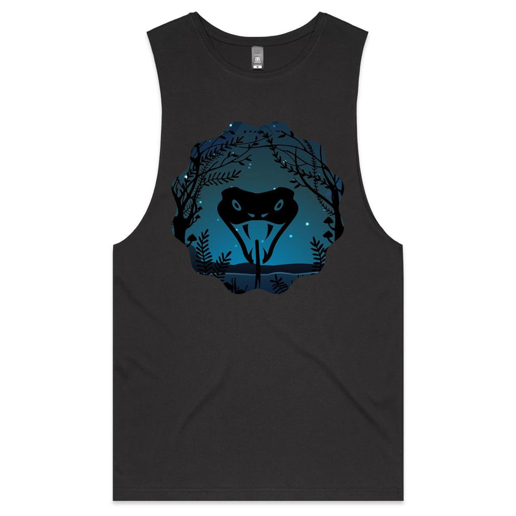 Snake Strike AS Colour Barnard Mens Tank Top Tee Ogo Merch