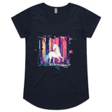 Unicorn AS Colour Mali Womens Scoop Neck TShirt Ogo Merch