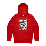 Wolf and Flowers AS Colour Supply Hood Ogo Merch