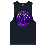 Shining Purple Dragon AS Colour Barnard Mens Tank Top Tee Ogo Merch