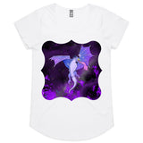 Purple Dragon AS Colour Mali Womens Scoop Neck TShirt Ogo Merch