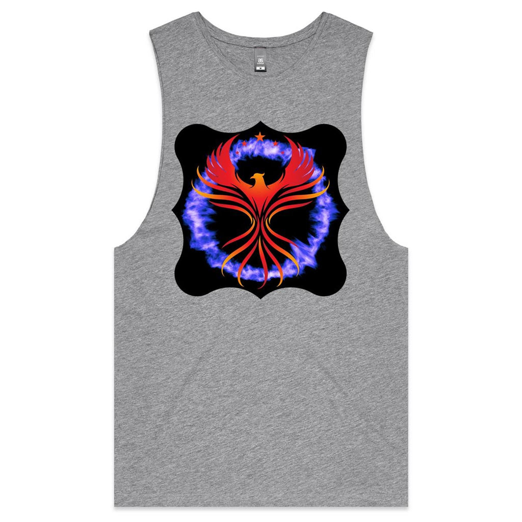 Fire Ring Phoenix AS Colour Barnard Mens Tank Top Tee Ogo Merch