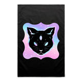 Psychic Cat AS Colour Tea Towel Ogo Merch