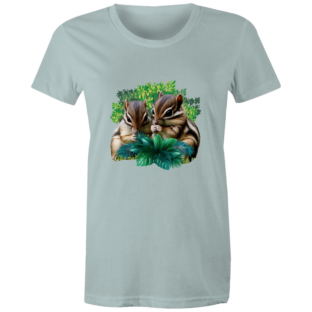 Cute Chipmunks AS Colour - Women's Maple Tee Ogo Merch