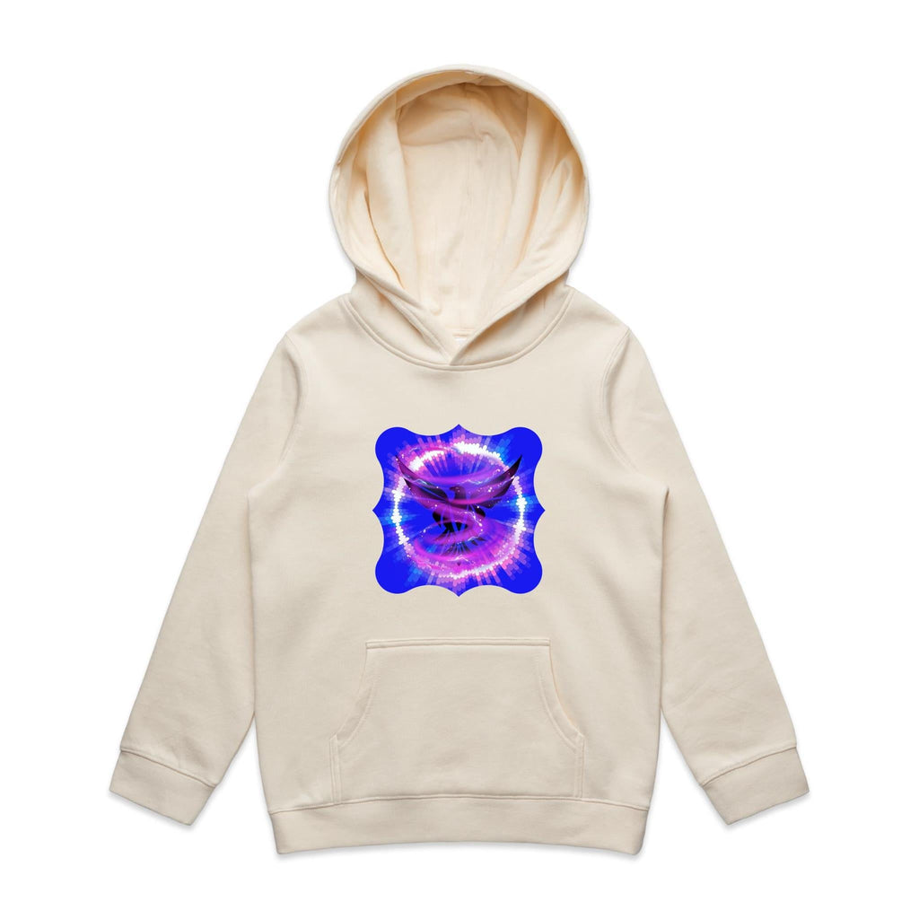 Eagle in Swirl AS Colour - Youth Supply Hood Ogo Merch