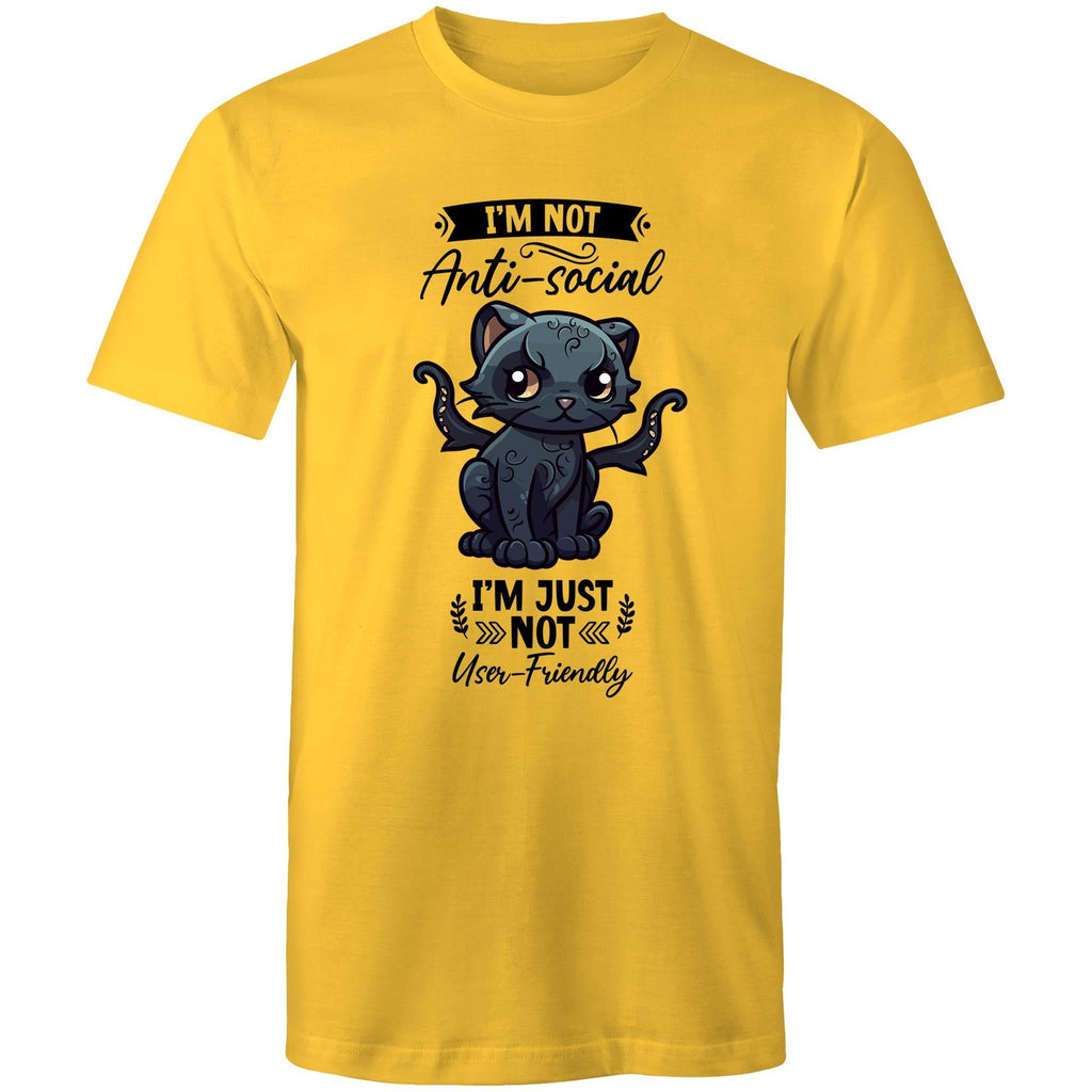 Antisocial Cat Monster AS Colour Staple - Mens T-Shirt Ogo Merch