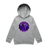 Shining Purple Dragon AS Colour Youth Supply Hood Ogo Merch