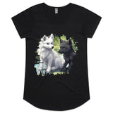 Two Wolves AS Colour Mali - Womens Scoop Neck T-Shirt Ogo Merch