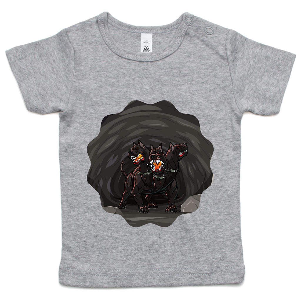 Cave Cerberus AS Colour Infant Wee Tee Ogo Merch