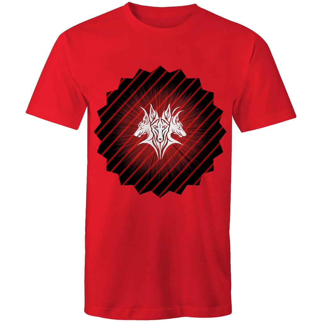 Glowing Cerberus AS Colour Staple Mens TShirt Ogo Merch