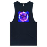 Eagle in Swirl AS Colour Barnard - Mens Tank Top Tee Ogo Merch