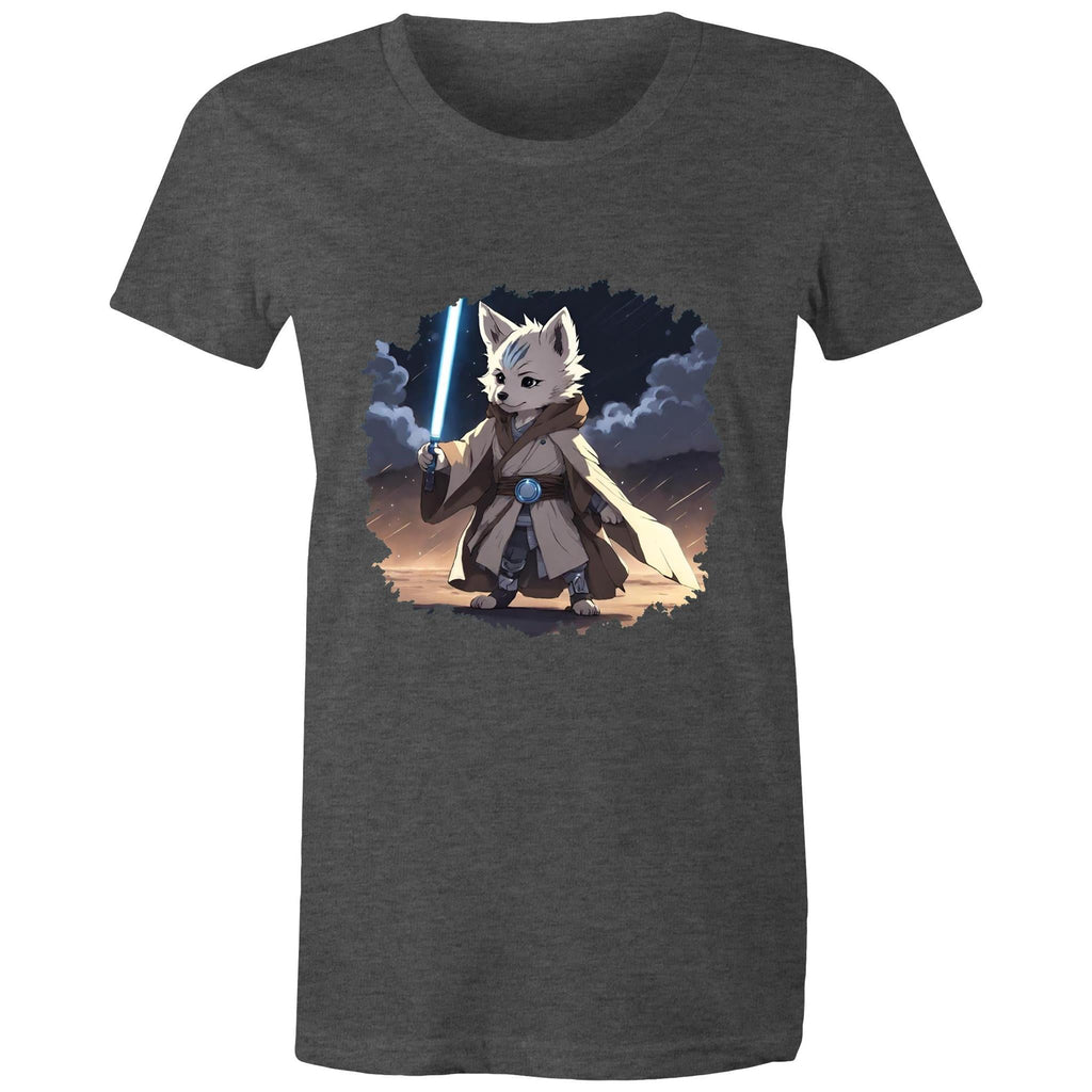Wolf with Lightsaber AS Colour Women's Maple Tee Ogo Merch