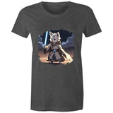 Wolf with Lightsaber AS Colour Women's Maple Tee Ogo Merch