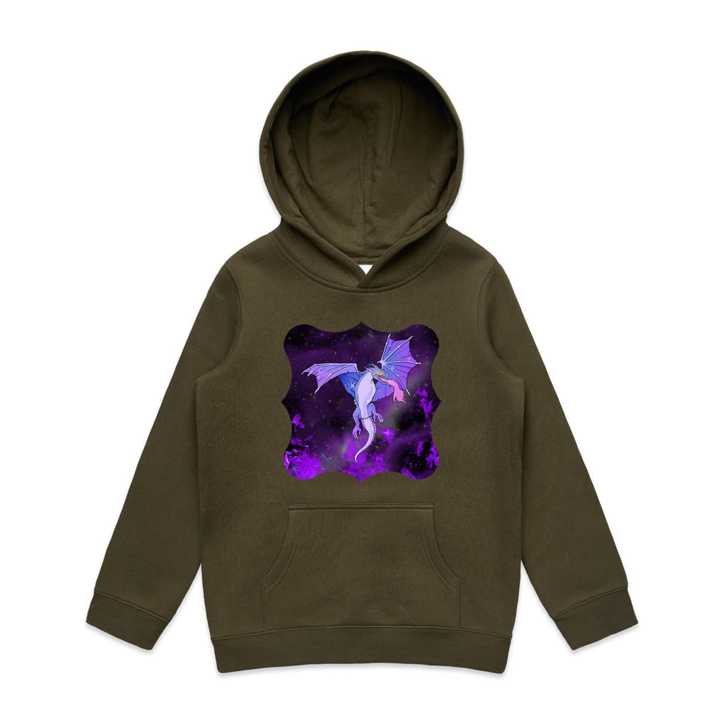 Purple Dragon AS Colour Youth Supply Hood Ogo Merch