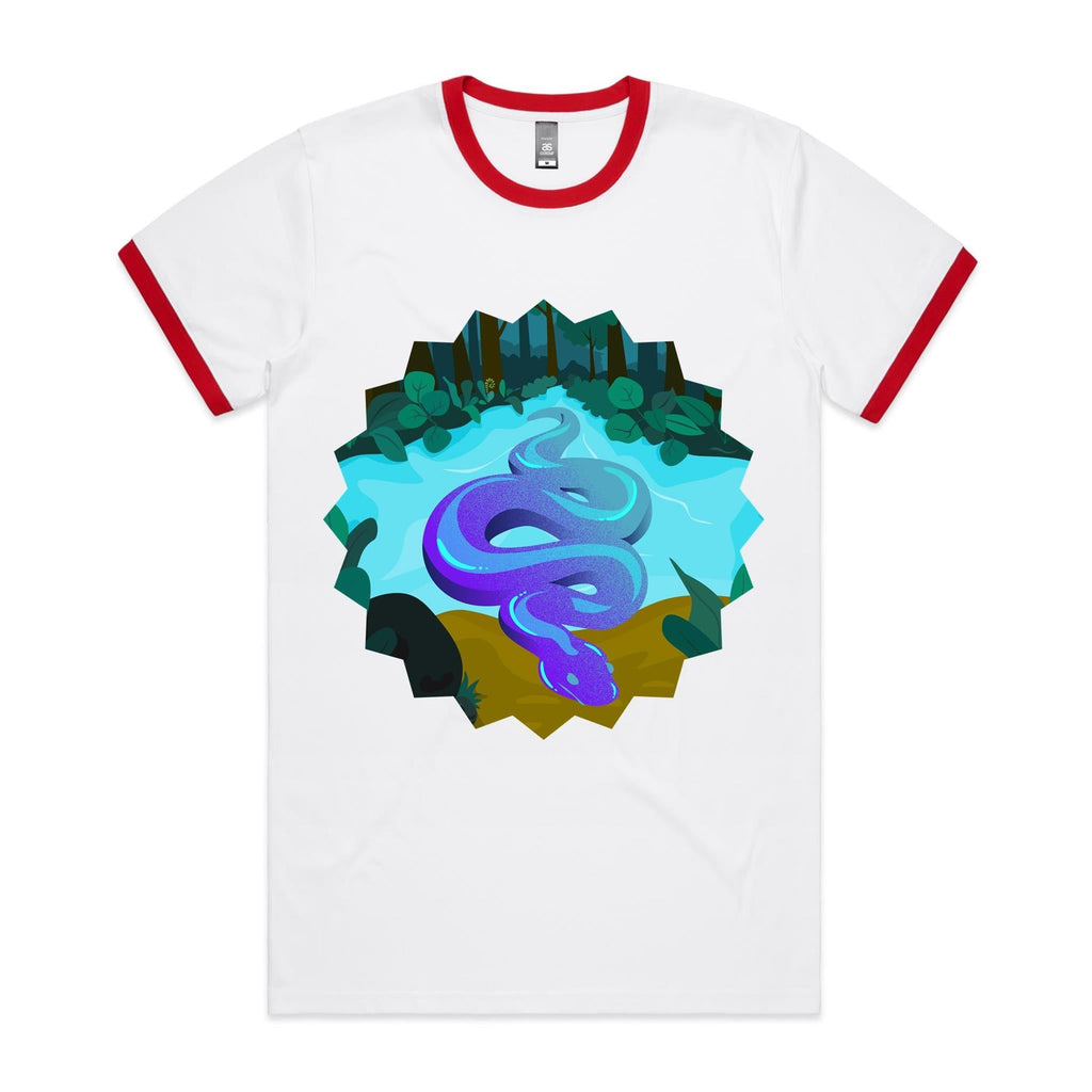 River Snake AS Colour Staple Ringer Tee Ogo Merch