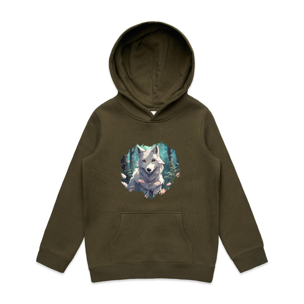 Wolf AS Colour Youth Supply Hood Ogo Merch