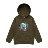 Wolf AS Colour Youth Supply Hood Ogo Merch