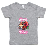 Good Vibes Turtle AS Colour - Infant Wee Tee Ogo Merch