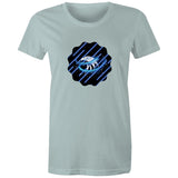 Blue Swirl Eagle AS Colour - Women's Maple Tee Ogo Merch