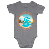 Beach Hydra AS Colour Mini Me Baby Onesie Romper Ogo Merch