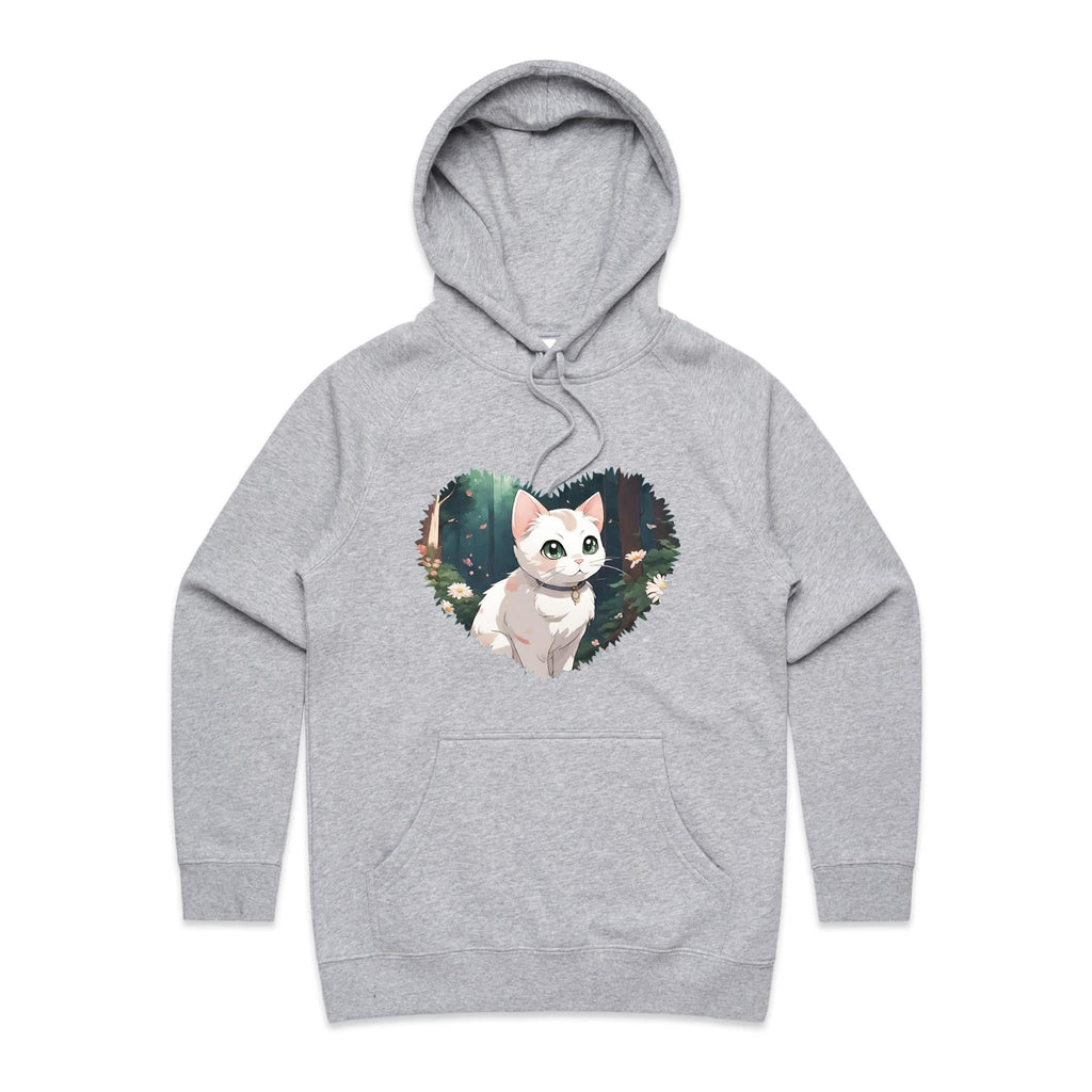 Cat in Heart AS Colour - Women's Supply Hood Ogo Merch
