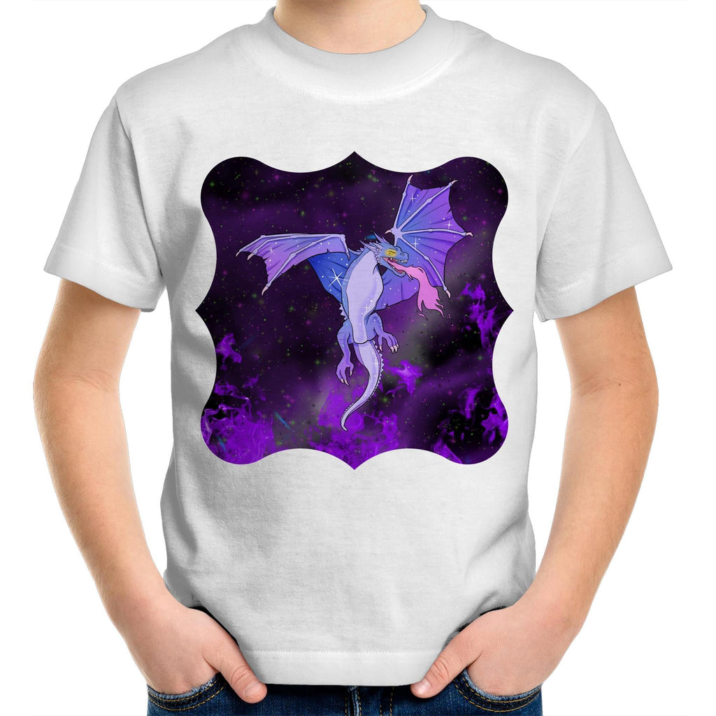 Purple Dragon AS Colour Kids Youth TShirt Ogo Merch