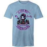Meet my Family Angry Girl AS Colour Staple - Mens T-Shirt Ogo Merch