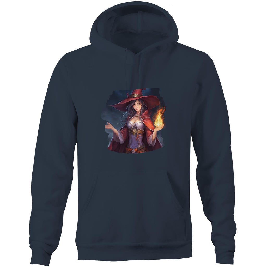 Witch AS Colour Stencil - Pocket Hoodie Sweatshirt Ogo Merch