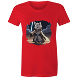 Wolf with Lightsaber AS Colour Women's Maple Tee Ogo Merch