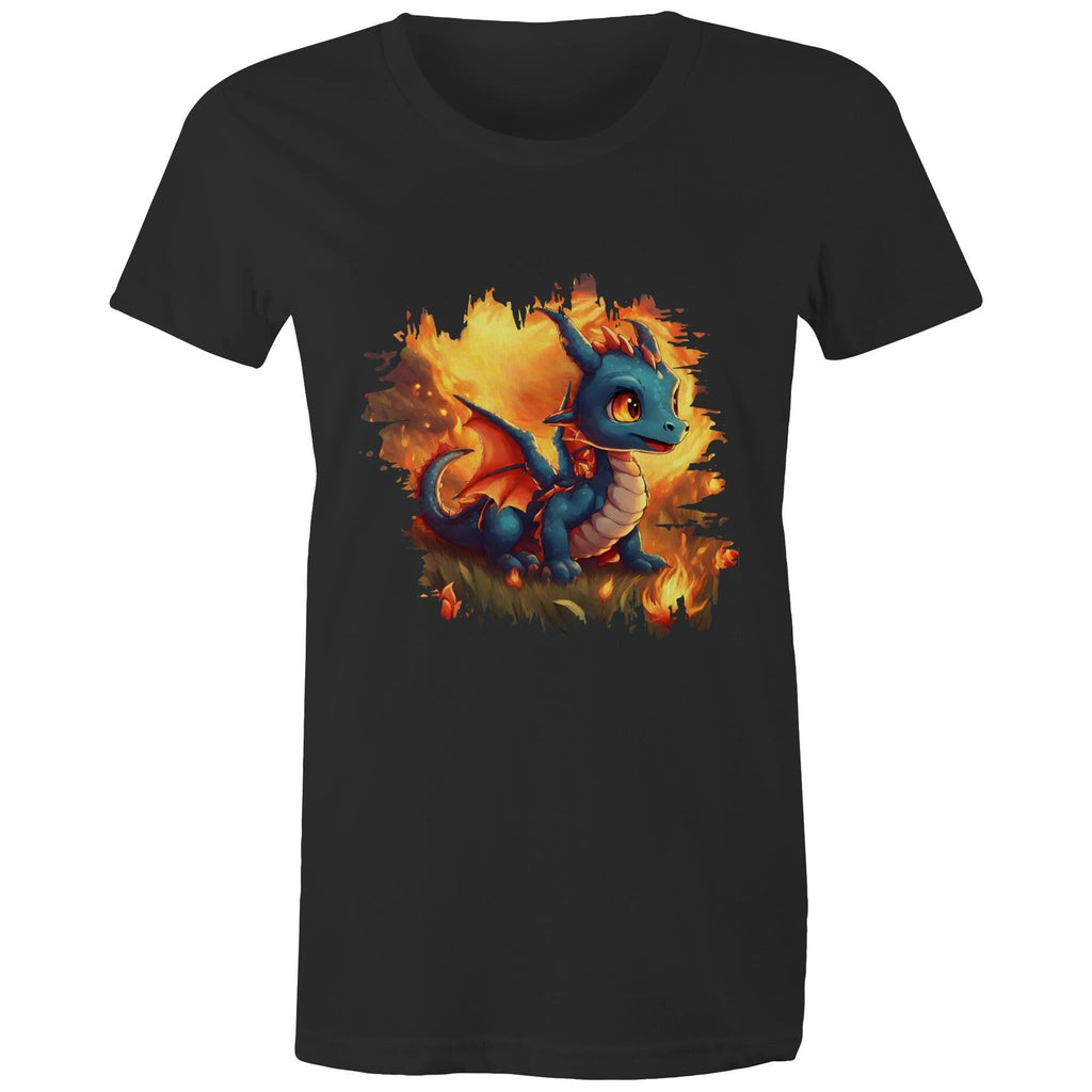 Baby Dragon AS Colour - Women's Maple Tee Ogo Merch