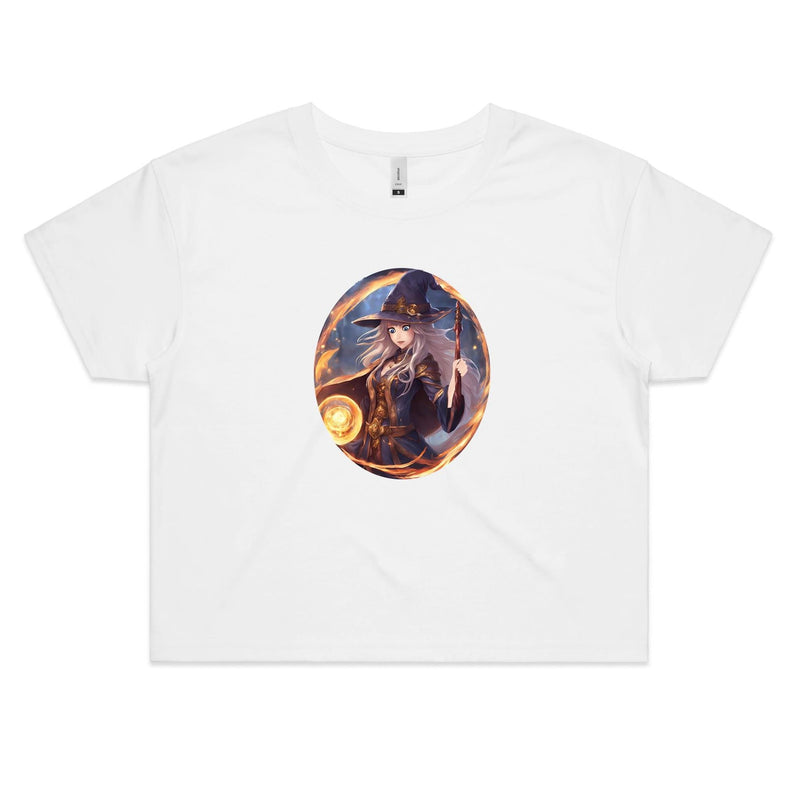 Flame Witch AS Colour - Women's Crop Tee Ogo Merch