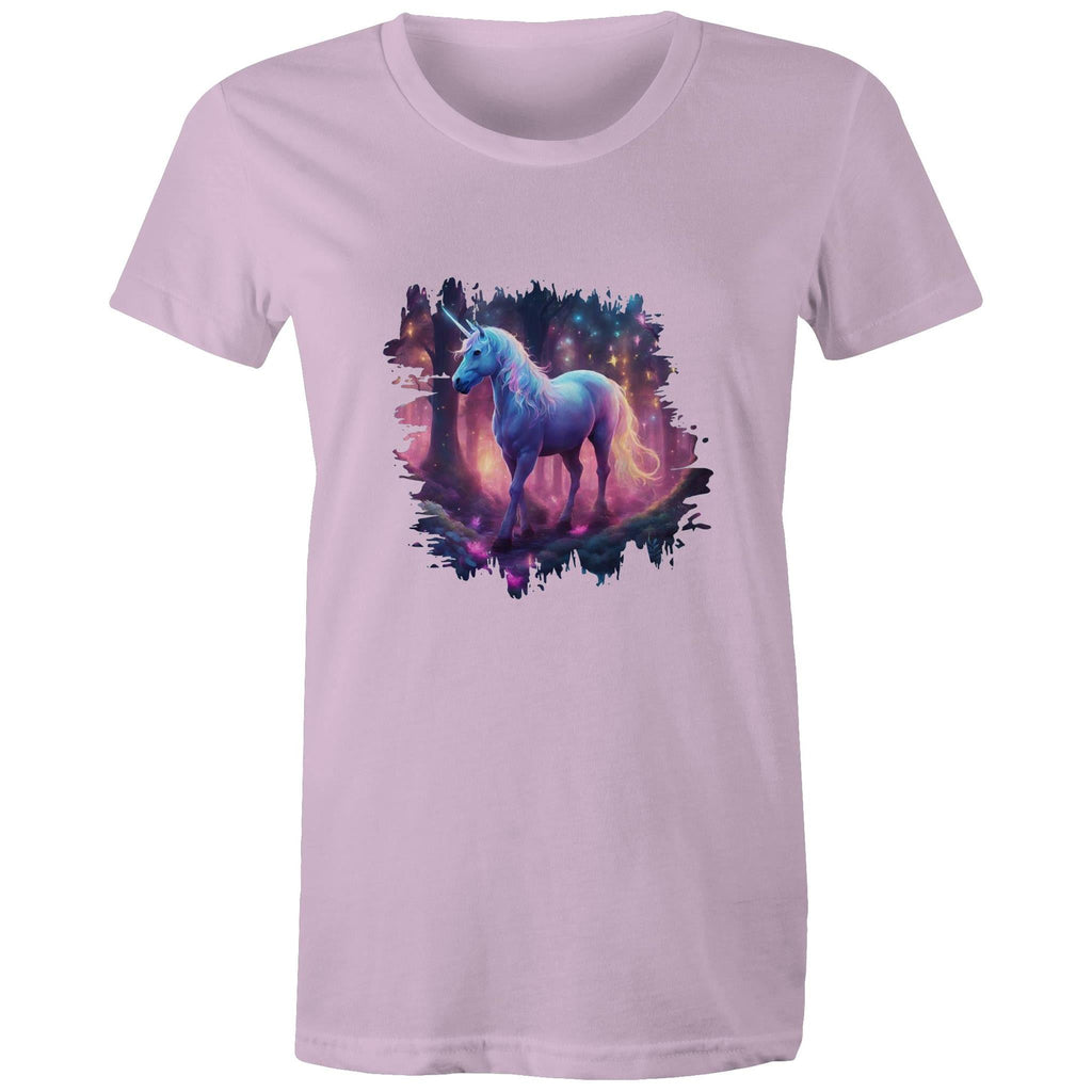 Wolf and Flowers AS Colour - Women's Maple Tee Ogo Merch