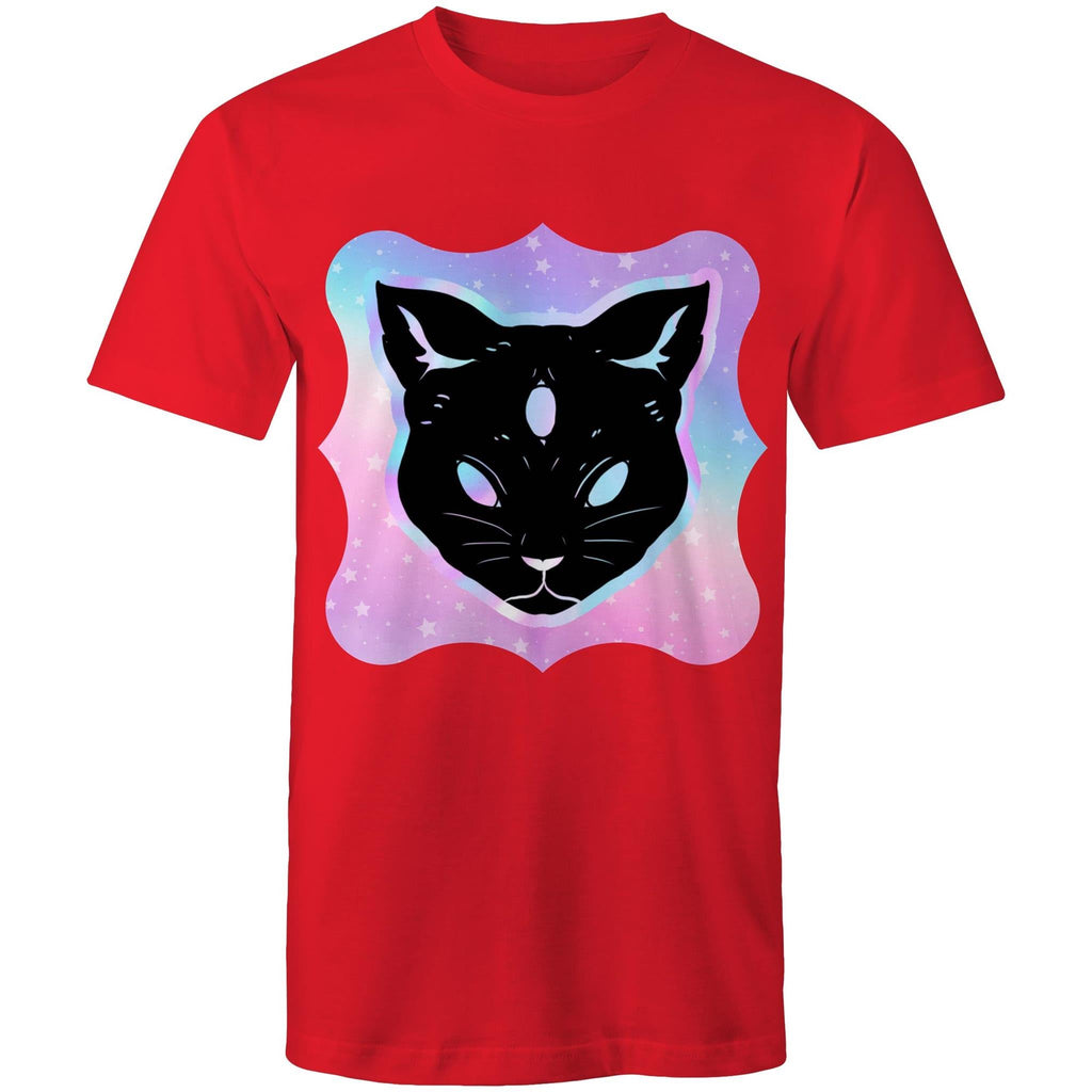 Psychic Cat AS Colour Staple Mens TShirt Ogo Merch