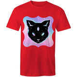 Psychic Cat AS Colour Staple Mens TShirt Ogo Merch